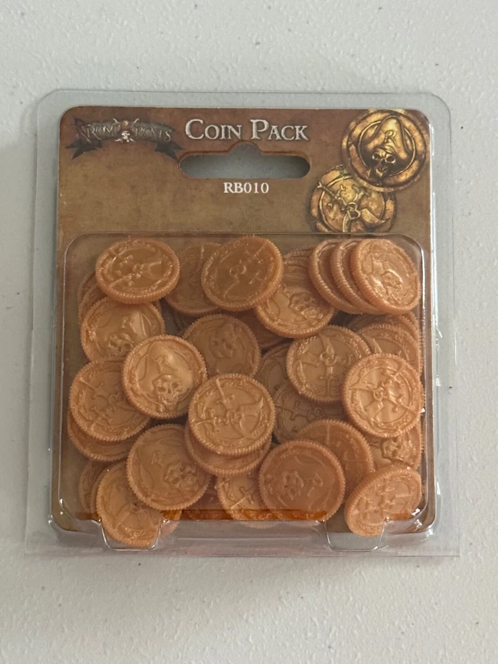 R&b Plastic Coins Rum and Bones Board Game CMON Rb010