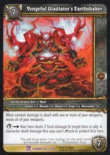 World of Warcraft TCG Vengeful Gladiator's Earthshaker - Fields of Honor 162/208