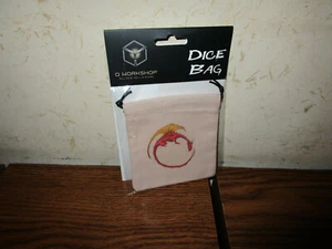 Q-Workshop- Dragon Beige Multicolor Printed Dice Bag - Picture 1 of 1