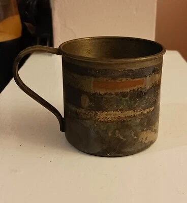 Antiguo Plato Tudor para Niños Oneida Comunidad Plateado Taza Pequeña Taza Bebé 2.25" Foto 1 de 4