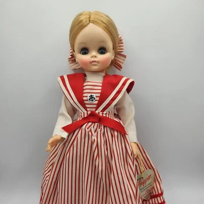 Muñeca Effanbee 1966 Vintage Miss Chipper Red Head Marinero Caja Original  Foto 1 de 4