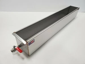 Allied Stainless Steel Parkerizing Tank, Gunsmith, blueing 40"x6"x6", 20ga USA!! - Picture 1 of 8