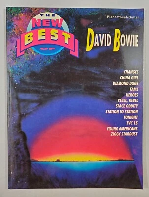 David Bowie Lo Nuevo Lo Mejor del Cancionero Piano Guitarra Vocal EMI Partituras Difíciles de Encontrar Foto 1 de 4