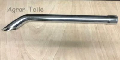 Chrom Auspuff Baumaschinen Traktor Schlepper ⌀ 63, 65, 70, 76, 89, 101 mm