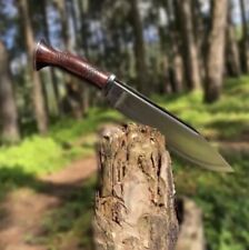 Custom Handmade Carbon Steel Blade Survival Bowie Knife | Hunting Knife| Camping