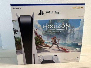 Sony PS5 Blu-Ray Edition Console Horizon Forbidden West Bundle - White Japan