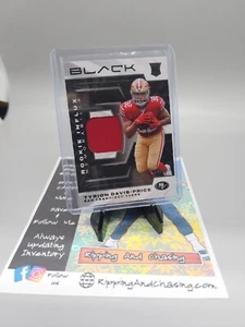 2022 Panini Black Tyrion Davis-Price RC #RIM-TDP /150 Rookie Influx Memorabilia - Picture 1 of 2