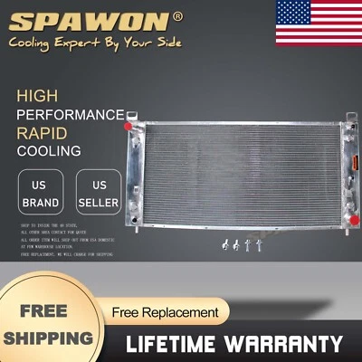 3Row Spawon Radiator For Chevrolet Silverado Suburban 1500 2500 GMC Sierra 99-14 - Image 1 of 4
