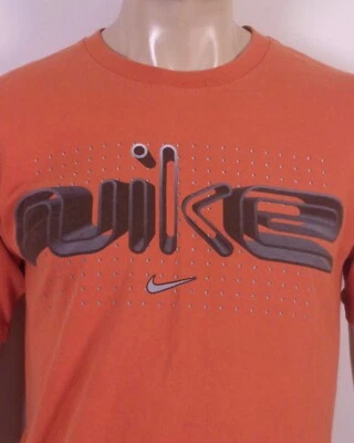 复古 90 年代 00 年代 Y2K 耐克经典拼字标志 Center Swoosh T 恤 S 码 — 第 1/4 张图片