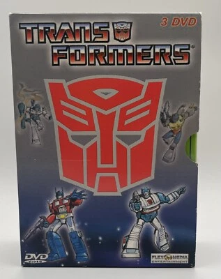 Transformers DVD Box Set 3 DVDs Komplett Flex Media Cartoon Animationsserie - Bild 1 von 3
