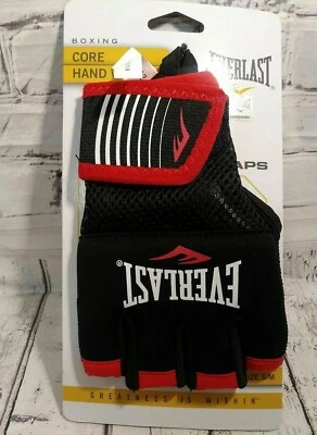 Everlast Boxing Core Hand Wraps Black and Red Size Small/Medium G22 - Image 1 of 4