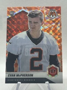 2021 Panini Mosaic EVAN McPHERSON #361 RC Reactive Orange PRIZM Parallel BENGALS - Picture 1 of 2