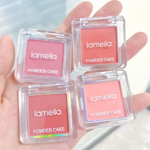 Powder Blusher Highlight Monochrome Powder Blusher Cosmetics Waterproof z - Picture 1 of 16