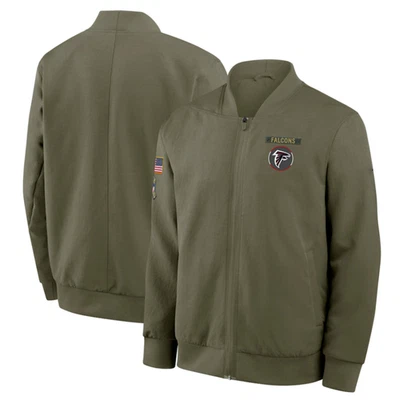 Nuevo Atlanta 2025 Salute to Service Sideline Therma Sudadera Cremallera Chaqueta Abrigo Foto 1 de 4