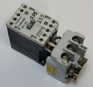Contactor Square D 8502 PD2.10E, 20 amperios, bobina 110 V con relé 8122R 2,0-2,6 amperios - Imagen 1 de 9