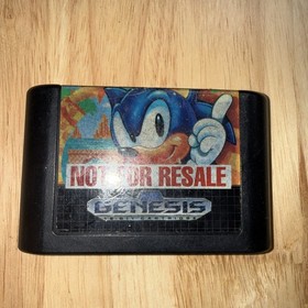 Sonic the Hedgehog (Sega Genesis) Not For Resale Promo Cartridge &ndash; Authentic