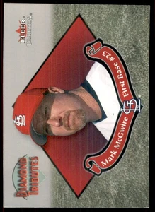 2002 Fleer Tradition Diamond Tributes Mark McGwire St. Louis Cardinals/Chicago - Picture 1 of 2