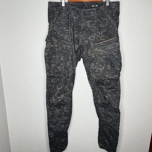 G-Star Raw 3301 RARE Honeycomb Camo Cargo Pants 36x34 Gorpcore Urban Utility - Picture 1 of 11
