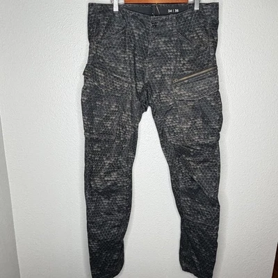 Pantalones cargo G-Star Raw 3301 RAROS camuflaje panal 36x34 Gorpcore utilitario urbano Foto 1 de 4
