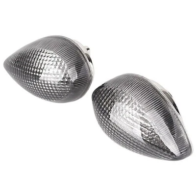 For Yamaha YZF R1 FZ1/R6S FZ6 R6 Motorcycle Smoke Turn Signal Lamp Lens Cover - Image 1 of 4