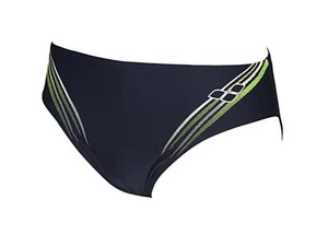 Arena Men's Maylon Brief Swimming Trunks, Dark Blue, D4 - Picture 1 of 4