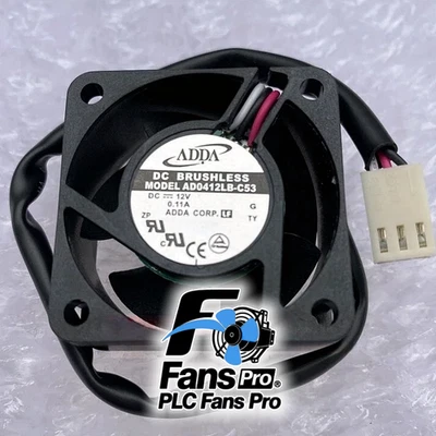 1PCS Brand New ADDA AD0412LB-C53 12V 0.11A 4CM 4020 3 wire cooling fan Fast Ship - Image 1 of 3