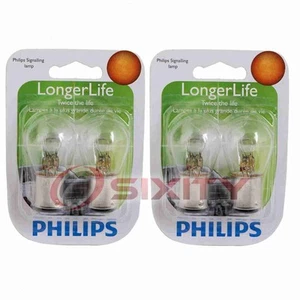 2 pc Philips Rear Turn Signal Light Bulbs for Chevrolet Aveo Bel Air jb - Picture 1 of 5