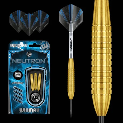 Winmau Neutron 22 gram Brass Steel Tip Darts - Image 1 of 3