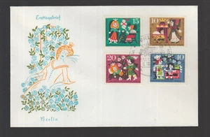 Germany Berlin 1964 Fairy tale the Brothers Grimm Sleeping Beauty beautiful FDC- - Picture 1 of 1