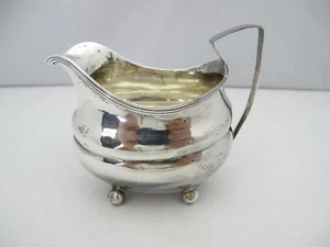 Antigua jarra de crema de plata esterlina George Turner Exeter 1808 George Turner Reino Unido - Imagen 1 de 5