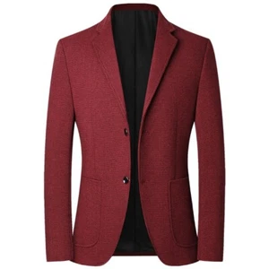 2025 Spring Blazer Coat Mens Suit Casual Single Button Slim Fit Suit Coat Jacket - Picture 1 of 28