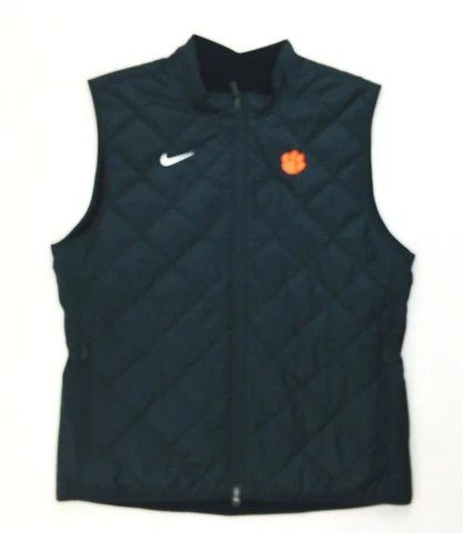 Nike Clemson Tigers Sideline Team Reversible Vest Men's L Black Gray CW8038 Cover