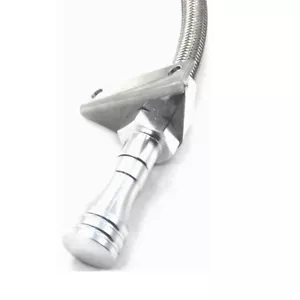 Fit Chevy GM Flexible Stainless 700R4 Transmission Dipstick Tranny SBC/BBC - Foto 1 di 7
