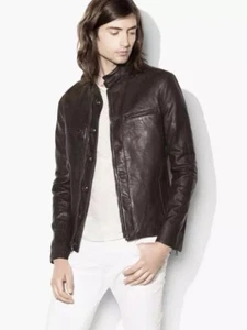 $2498 Brand New John Varvatos Moto Jacket EU 52 USA 42. - Picture 1 of 16