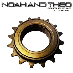N&T 16T 34mm 1/2" x 1/8" Brown BMX Freewheel Bicycle Single Speed Cog Sprocket - Picture 1 of 2