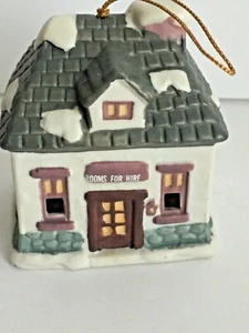 Campana di ricambio Dickens Village leggera albero ornamento CAMERE A NOLEGGIO di JSNY - Foto 1 di 6