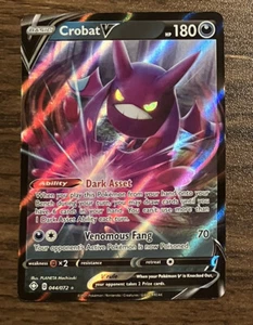 Pokemon Card Sword & Shield Shining Fates 44/72 Ultra Rare Holo Crobat V NM - Picture 1 of 2