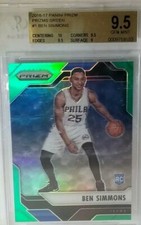 2016-17 Panini Prizm Green BEN SIMMONS RC Gem Mint 9.5 #1 76ers 9BA30