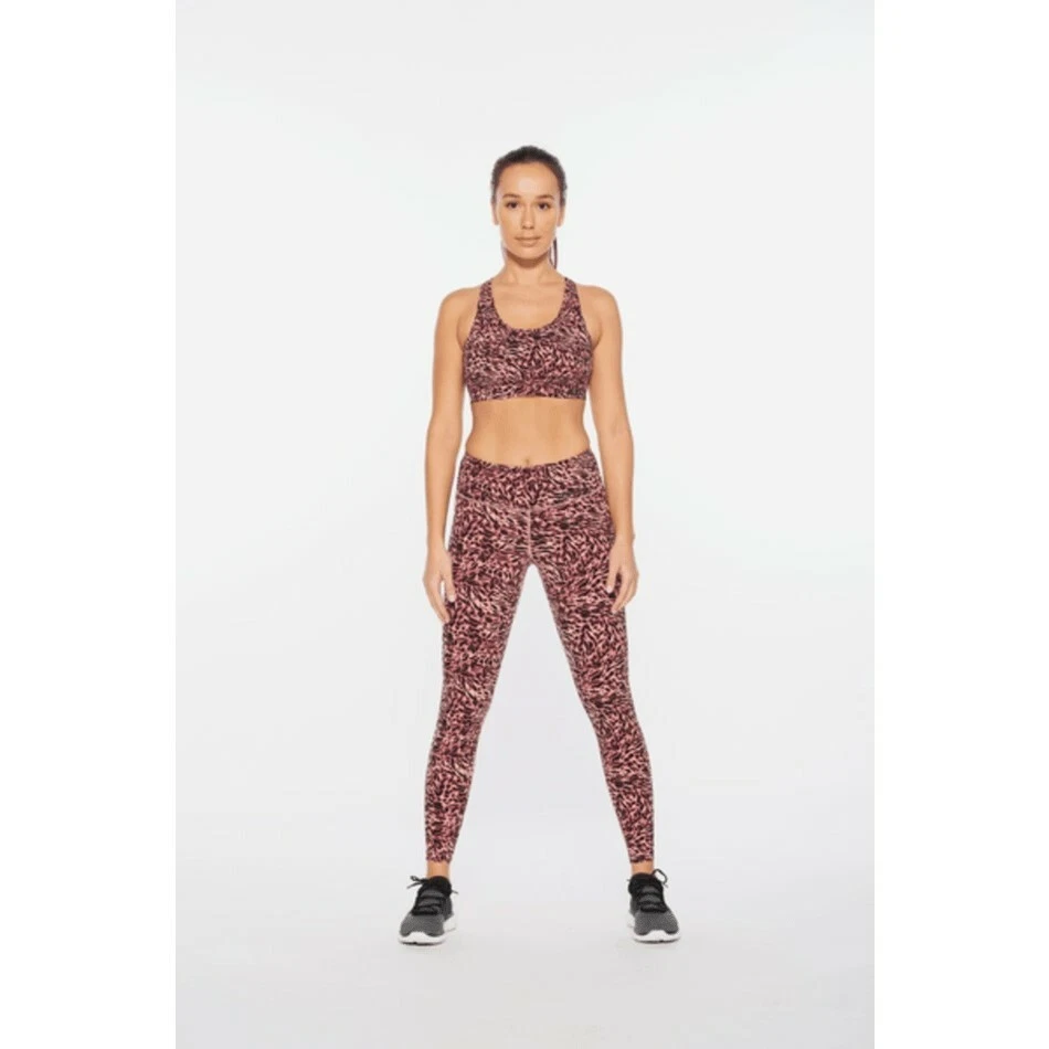 2XU Women's Print Fitness Mid Rise Compression Tights - 2021 - Image 1 of 3