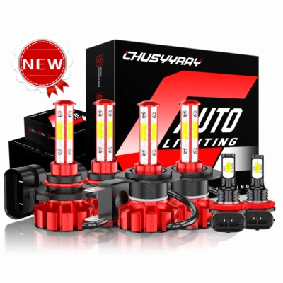 For Suzuki Grand Vitara 2006-2013 6pcs LED Headlight Hi/Lo Fog Light Combo Bulb - Image 1 of 4