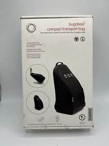 Bugaboo Compact Transport Black Bag Stroller Red Case Travel Style New - Picture 1 of 2
