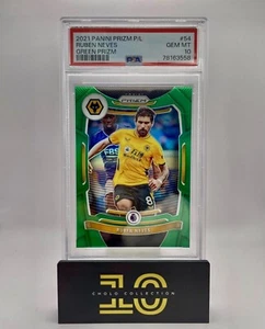 2021 Ruben Neves Panini Green Prizm #54 Wolves /5 PSA 10. - Picture 1 of 2