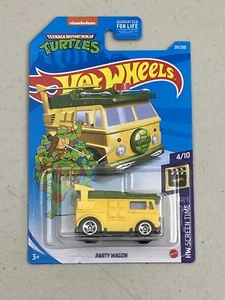 2021 Mattel Teenage Mutant Ninja Turtles TMNT Party Wagon - Screen Time 1:64 - Picture 1 of 1
