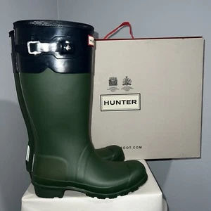 HUNTER Original Kids Tonal Contrast Boot Girls 5 Boys 4 Eu 35 JFT6000RTC, NEW - Picture 1 of 9