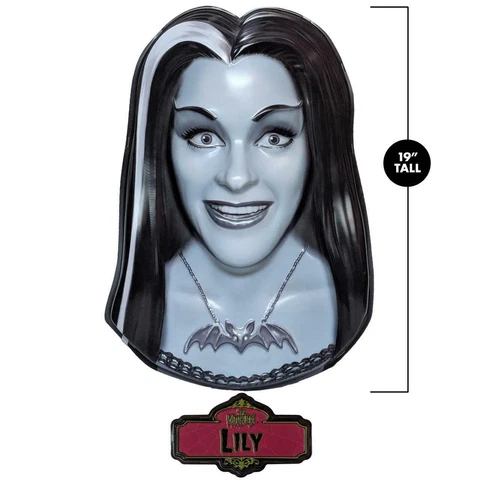 NEW 19" 3-D Printed Wall Art The Munsters Lily LOOSE NO BOX NEW UNUSED Cover