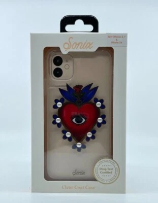 Paquete de 2 fundas delgadas Sonix para iPhone XR y iPhone 11 - Corazón asustado Foto 1 de 3