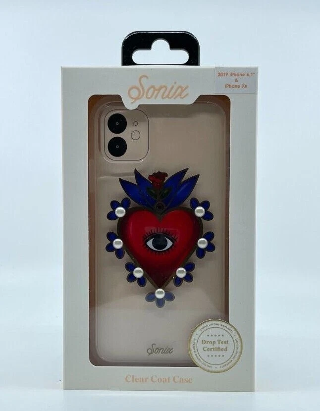 Paquete de 2 fundas delgadas Sonix para iPhone XR y iPhone 11 - Corazón asustado Foto 1 de 3