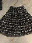 Women?s max studio high wasted flare skirt M/L A-line knit