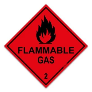 Para Gas 2 Letreros, Pegatina Vinilo, Coshh HSE Lesiones Química Advertencia Seguridad - Imagen 1 de 5