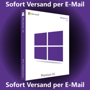 Microsoft Windows 10 Pro Retail Produktschlüssel KEY E-Mail Versand